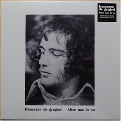Francesco De Gregori Alice Non Lo Sa Vinyl LP