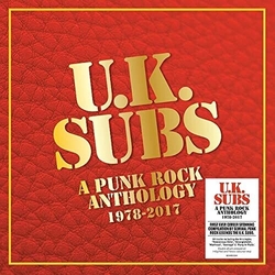 Uk Subs Punk Rock Anthology 1978-2017 RED VINYL LP
