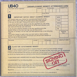 UB40 Signing Off Vinyl LP