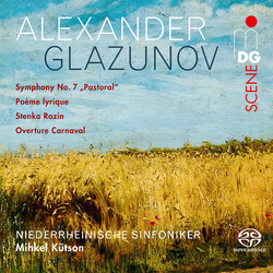 Glazunov Niederrheinische Sinfoniker Kutson Symphony 7 Pastoral (Hybr) SACD CD