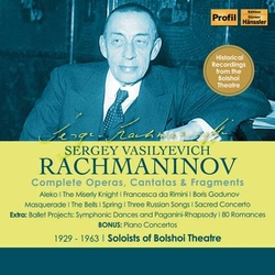 Rachmaninoff Complete Operas Cantatas (Box) CD