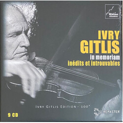 Ivry Gitlis In Memoriam / Inédits Et Introuvables CD Box Set