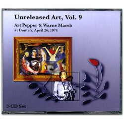 Art Pepper / Warne Marsh Unreleased Art: Volume 9 - At Donte’s, April 26, 1974 CD