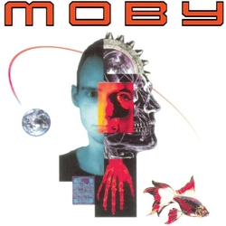 Moby Moby (Black & White Marble Effect On A Blue Base) VINYL LP