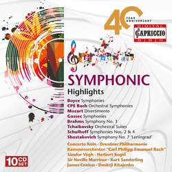 Keller Bach Lud Sandhoff 40th Anniversary Symphonic Box Set Anniversary Edition CD