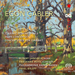 Gabler Langbein Philharmonie Baden-Baden Clarinet Concerto 3 Horn Concerto Concert SACD CD