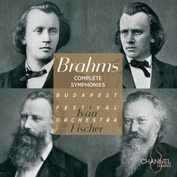 Brahms Budapest Festival Orch Fischer Complete Symphonies 4 X CD