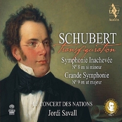 Le Concert Des Nations Savall Jordi Transfiguration - Schubert Symphony Nos. 8 & 9 SACD CD