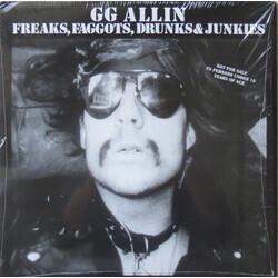 GG Allin Freaks, Faggots, Drunks & Junkies Vinyl LP