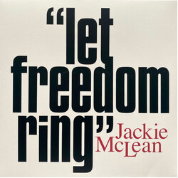 Jackie McLean Let Freedom Ring Vinyl LP