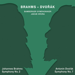 Brahms Bamberger Symphoniker Hrusa Brahms Sym No 2 Op 73 D Maj Dvorak Sym 7 Op 70 SACD CD