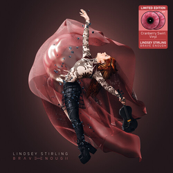 Lindsey Stirling Brave Enough- Cranberry Swirl VINYL LP