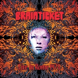 Brainticket Live In Rome 1973 - Red Yellow Splatter (Colv) vinyl LP