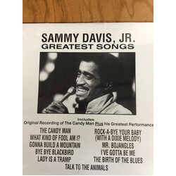 Sammy Davis Jr. Greatest Songs Vinyl LP