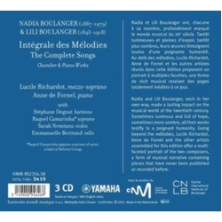 Lucile Richardo Nadia & Lili Boulanger Les Heures Claires CD