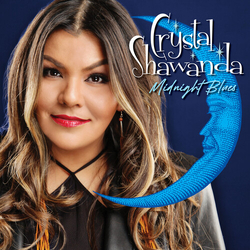 Crystal Shawanda Midnight Blues - Blue VINYL LP