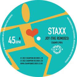 Staxx Joy (The Remixes) VINYL 12INCH