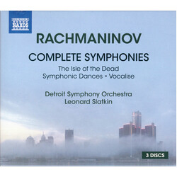 Sergei Vasilyevich Rachmaninoff / Detroit Symphony Orchestra / Leonard Slatkin Complete Symphonies CD