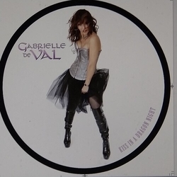 Gabrielle De Val Kiss In A Dragon Night (Pict) VINYL LP