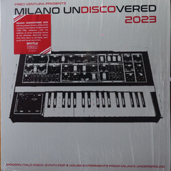 Fred Ventura Milano Undiscovered 2023 (Modern Italo Disco, Synth Pop & House Experiments From Milan​’​s Underground) VINYL LP