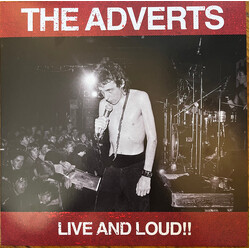 The Adverts Live And Loud!! Vinyl LP