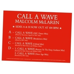 Mclaren,Malcolm & The Bootzilla Orchestra Call A Wave Remixes VINYL 12INCH