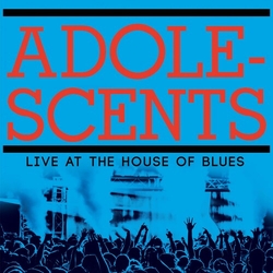 Adolescents Live At The House Of Blues - Blue Black Splatter vinyl LP