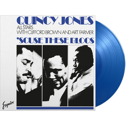 Quincy Jones All Stars Scuse These Bloos BLUE VINYL LP