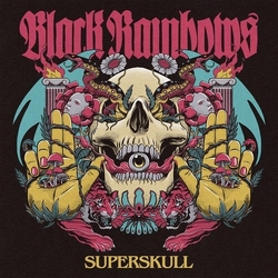 Black Rainbows Superskull Blue Colored Pink White VINYL LP