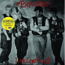 Exploited Live Lewd Lust vinyl LP