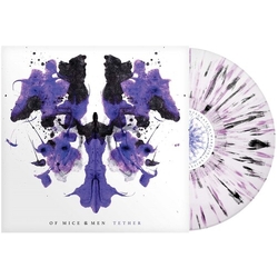 Of Mice & Men Tether Black Colored Purple Splatter White VINYL LP