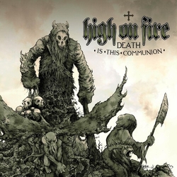 High On Fire Death Is This Communion GREEN WHITE VINYL LP