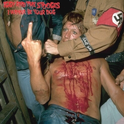 Iggy & Stooges I Wanna Be Your Dog - Red Blue Black Splatter vinyl LP