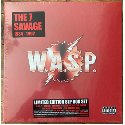 W.A.S.P. 7 Savage (W Book) (Box) (Ofgv) (Post) (Uk) vinyl LP
