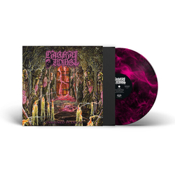 Carnal Tomb Embalmed In Decay - Magenta Black Marble VINYL LP