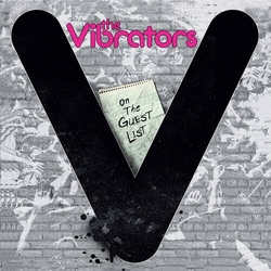 Vibrators On The Guest List Black Colored Pink Splatter VINYL LP