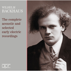 Bach Brahms Chopin Backhaus Complete Acoustic & Selected Early Electric CD