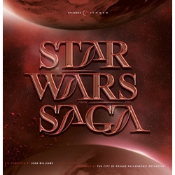 City Of Prague Philharmonic Orchestra RED Star Wars Saga RED VINYL LP