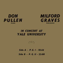 Graves,Milford Pullen,Don In Concert At Yale University vinyl LP