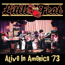 Little Feat Alive In America 73 RED VINYL LP