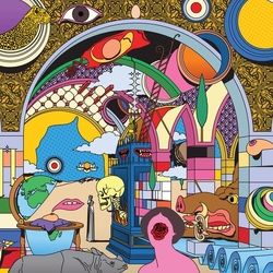 Strfkr Parallel Realms - Violet & Cobalt Blue BLUE VINYL LP