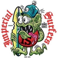 Imperial Surfers Imperial Surfers Meet The Hunkie Dories (10In) vinyl LP