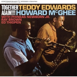 Edwards,Teddy Mcghee,Howard Together Again (Contemporary Records Acoustic) vinyl LP