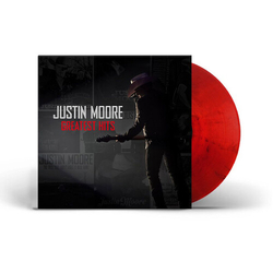 Justin Moore Greatest Hits RED SMOKE VINYL LP