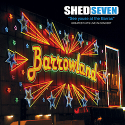 Shed Seven Best Of Live YELLOW VINYL LP