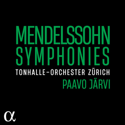 Mendelssohn Jarvi Tonhalle-Orchester Zurich Symphonies CD