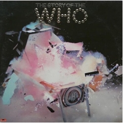 Who Story Of The Who BLUE PINK VINYL LP