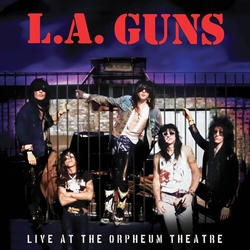 L.A. Guns Live At The Orpheum Theatre - Red Marble (Colv) vinyl LP