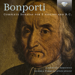 Bonporti Ferroni Armonici Complete Sonatas For 2 Violins & B.C. CD