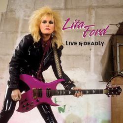 Lita Ford Live & Deadly (Colv) (Purp) (Reis) vinyl LP